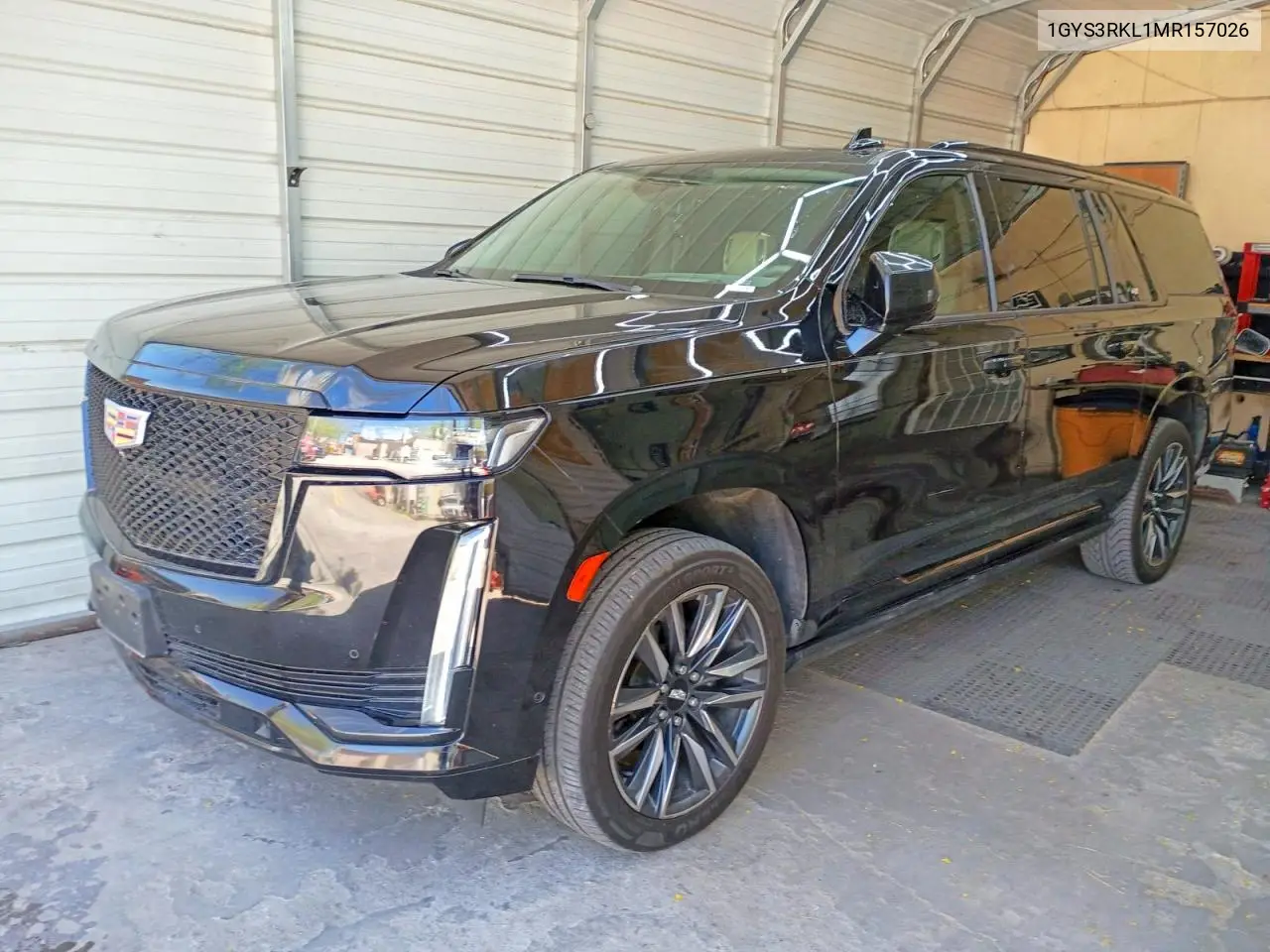 1GYS3RKL1MR157026 2021 Cadillac Escalade Esv Sport Platinum