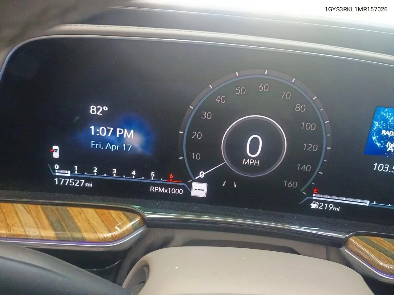 1GYS3RKL1MR157026 2021 Cadillac Escalade Esv Sport Platinum