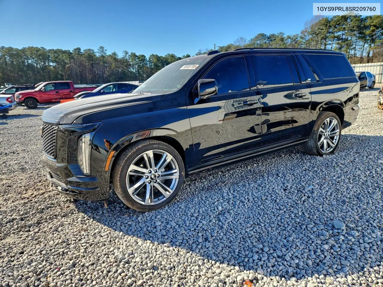 1GYS9PRL8SR209760 2025 Cadillac Escalade Esv Sport