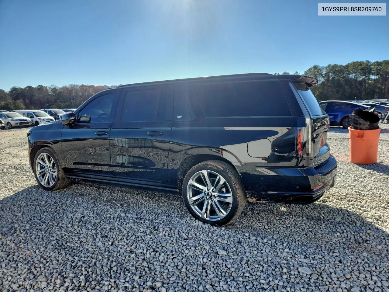 1GYS9PRL8SR209760 2025 Cadillac Escalade Esv Sport