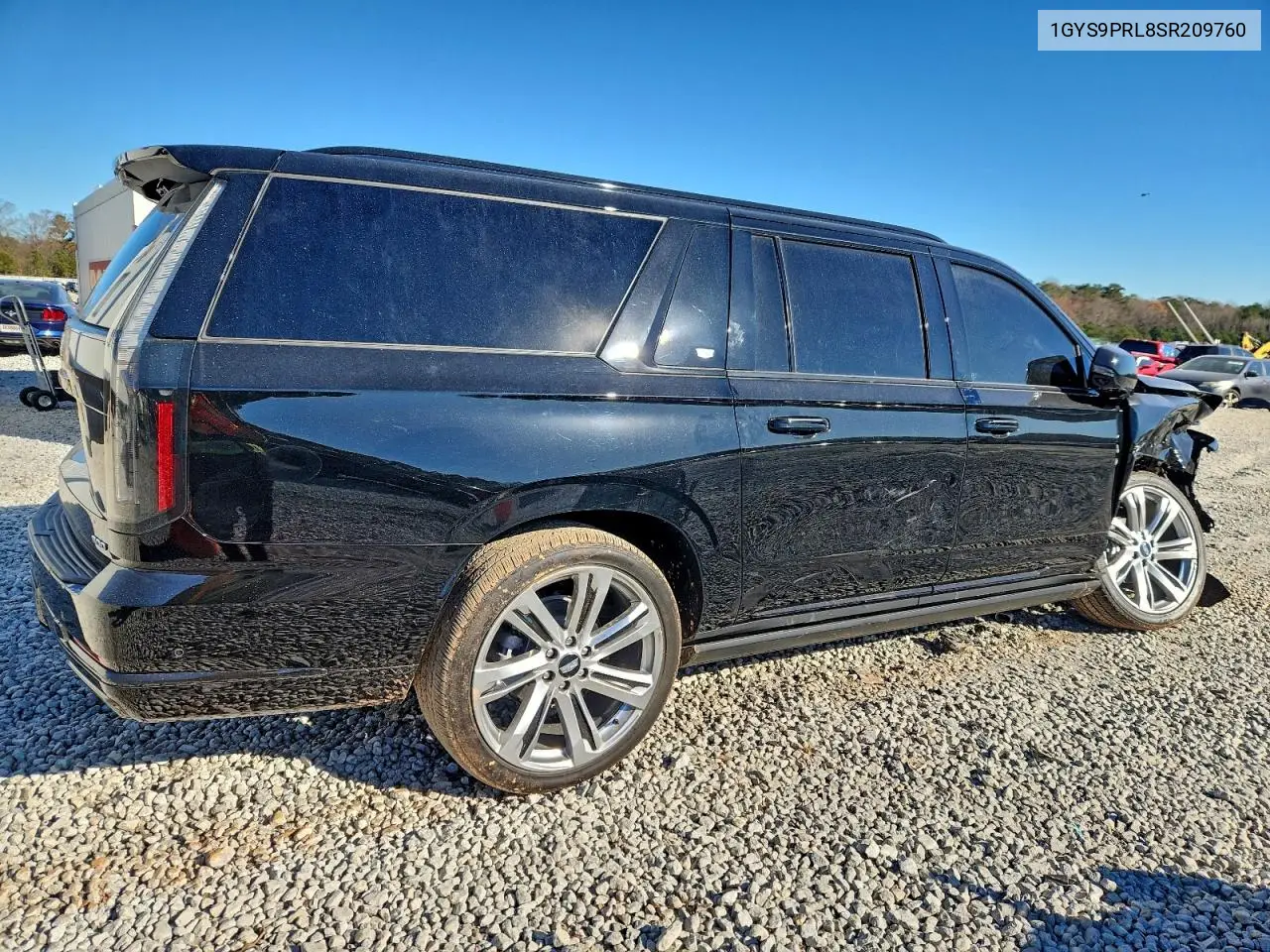 1GYS9PRL8SR209760 2025 Cadillac Escalade Esv Sport