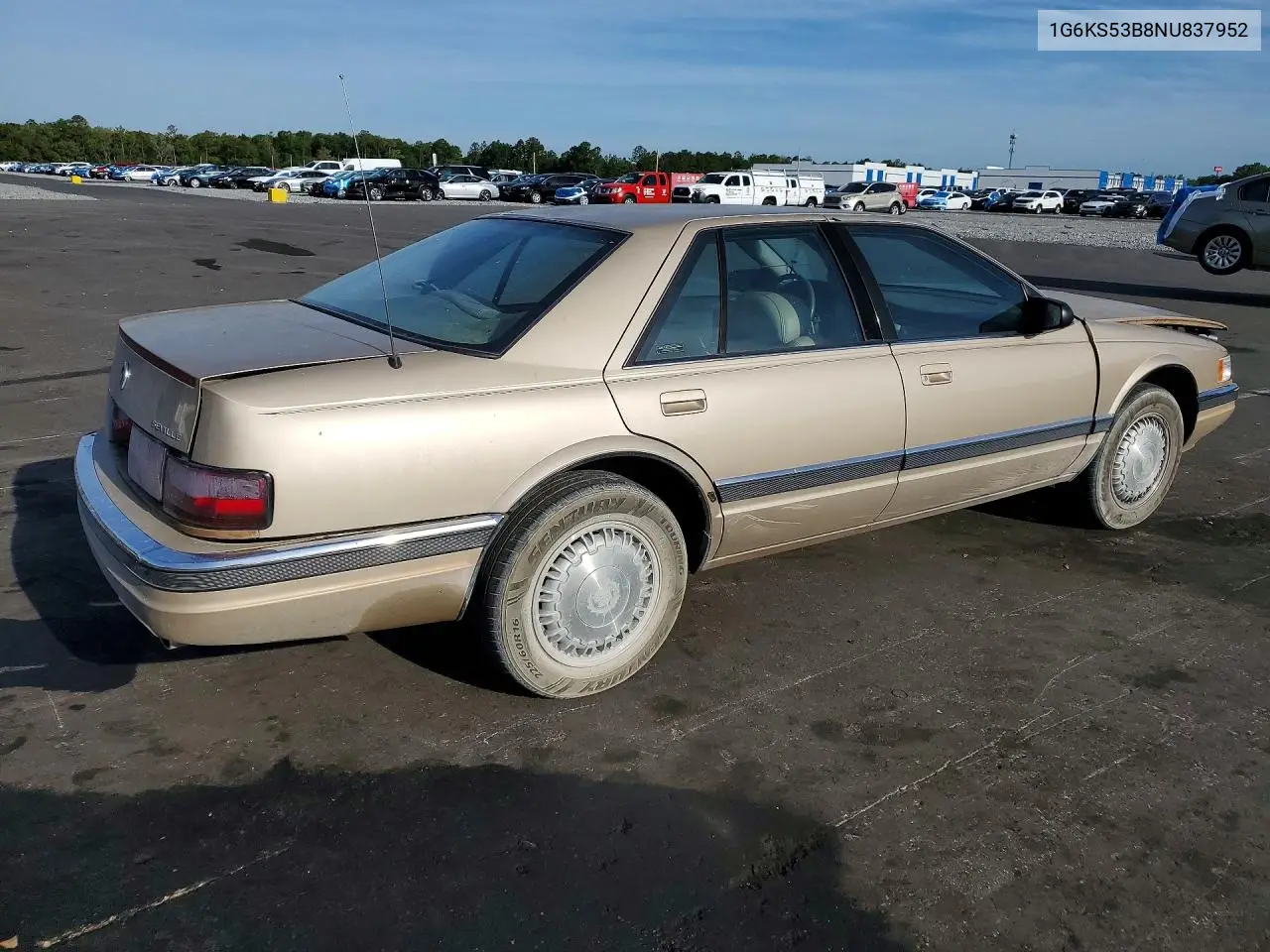 1992 Cadillac Seville VIN: 1G6KS53B8NU837952 Lot: 52062916