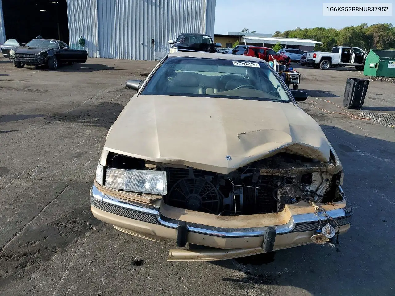 1992 Cadillac Seville VIN: 1G6KS53B8NU837952 Lot: 52062916
