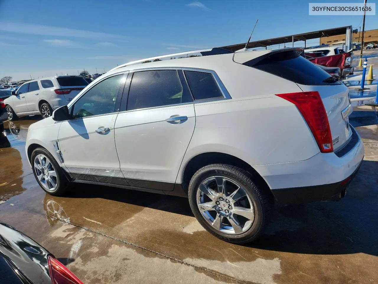3GYFNCE30CS651636 2012 Cadillac Srx Premium Collection