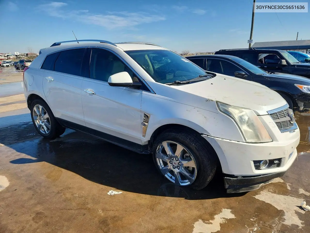 3GYFNCE30CS651636 2012 Cadillac Srx Premium Collection