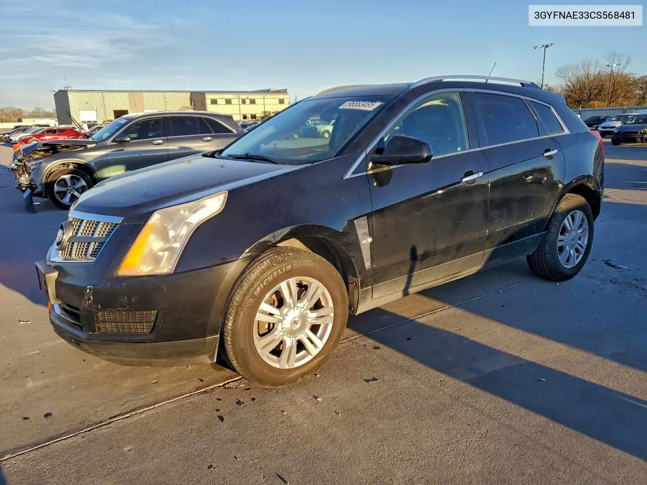 3GYFNAE33CS568481 2012 Cadillac Srx Luxury Collection