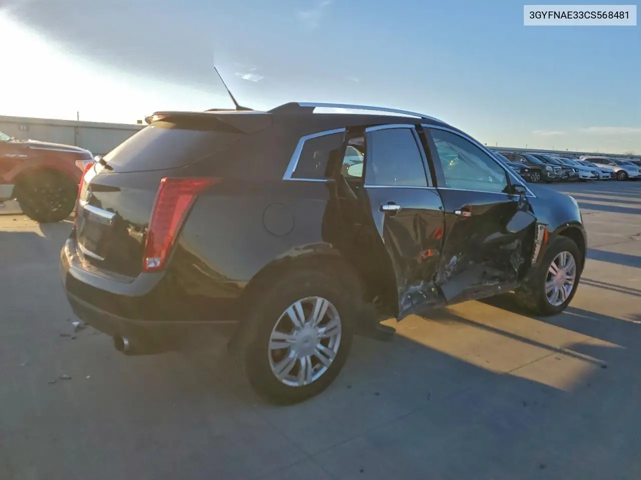 3GYFNAE33CS568481 2012 Cadillac Srx Luxury Collection