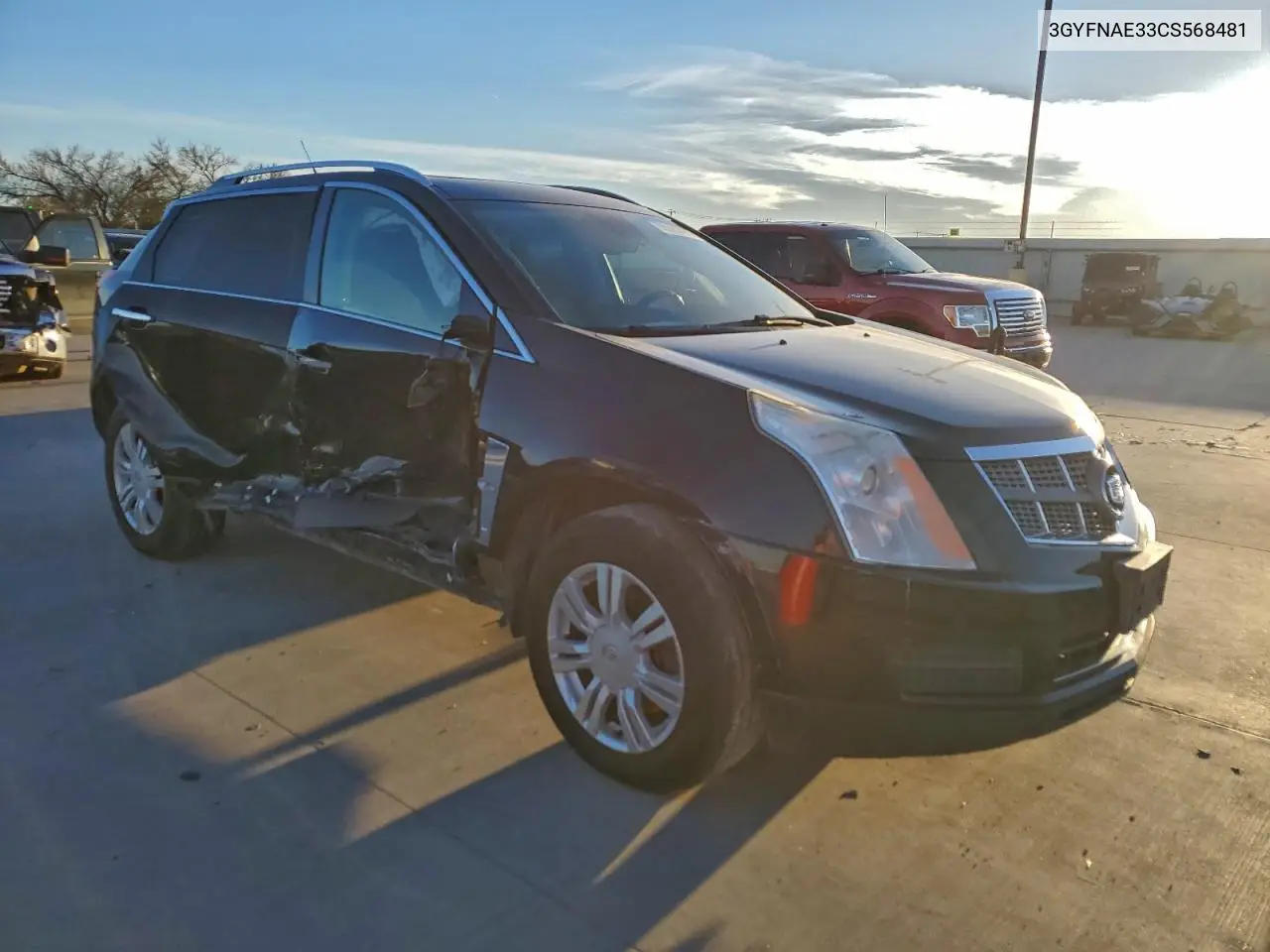 3GYFNAE33CS568481 2012 Cadillac Srx Luxury Collection