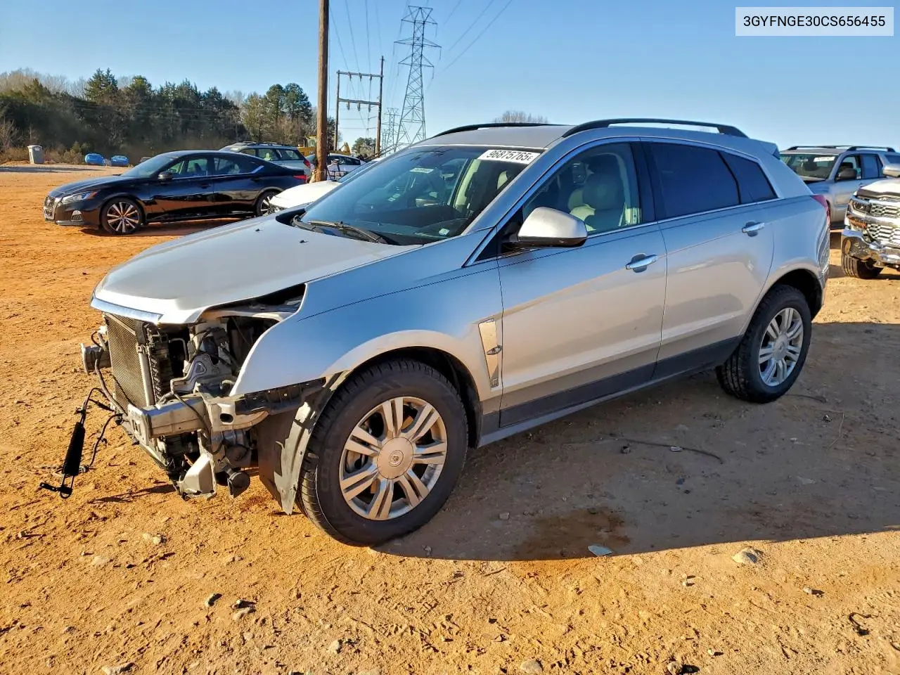 3GYFNGE30CS656455 2012 Cadillac Srx