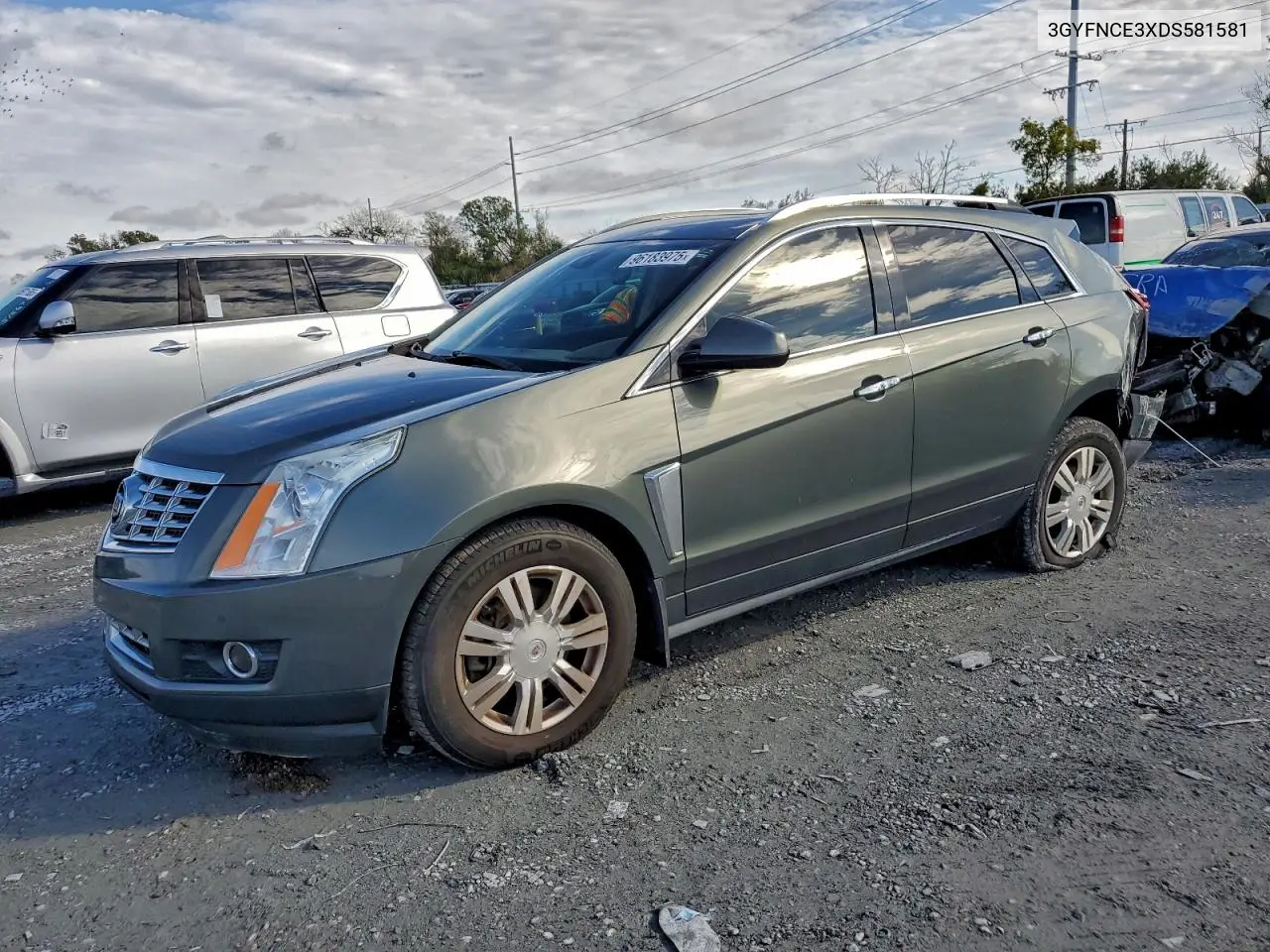 3GYFNCE3XDS581581 2013 Cadillac Srx Luxury Collection
