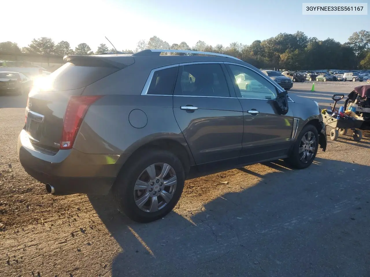 3GYFNEE33ES561167 2014 Cadillac Srx Luxury Collection