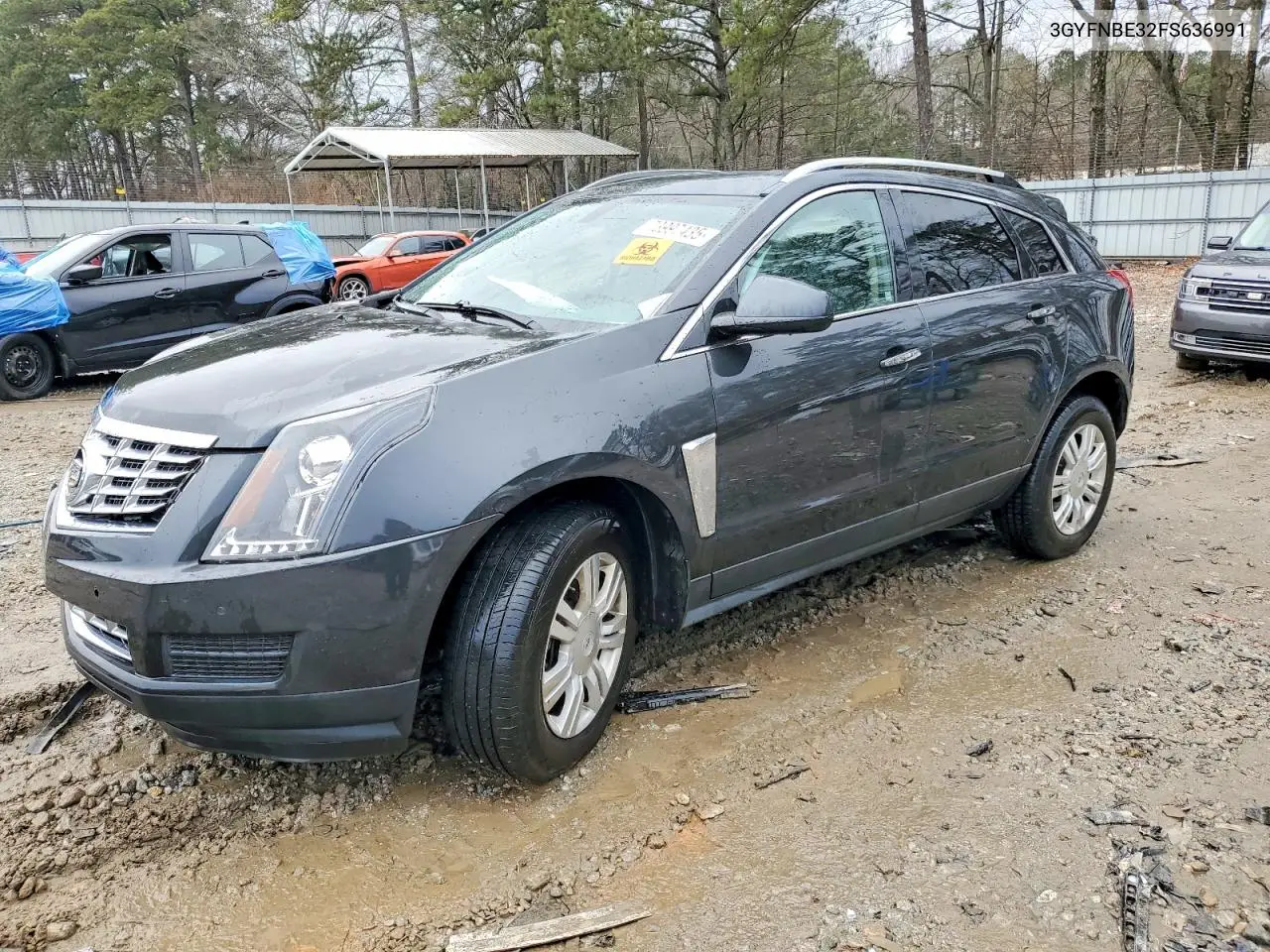 2015 Cadillac Srx Luxury Collection VIN: 3GYFNBE32FS636991 Lot: 73997435