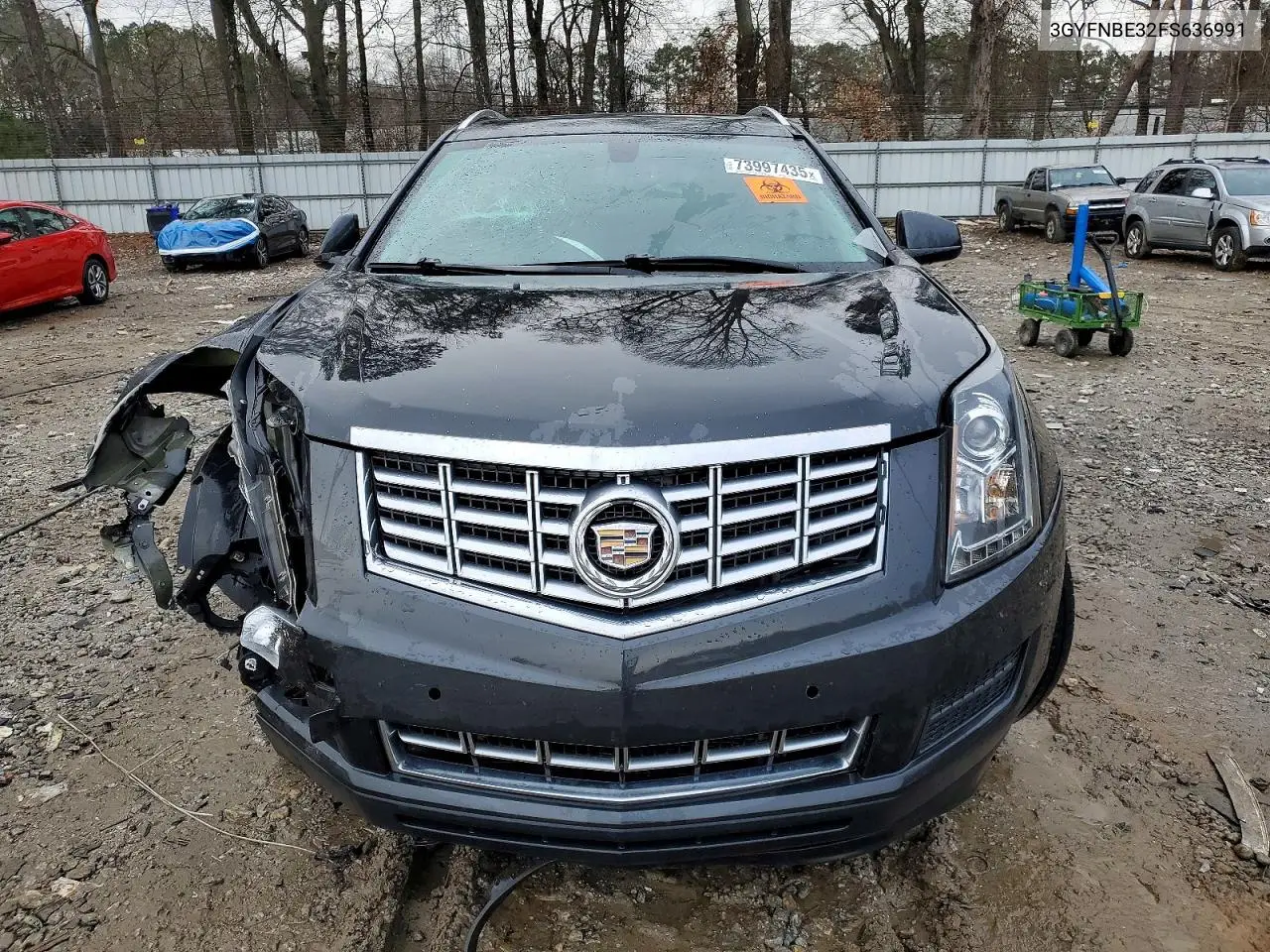 2015 Cadillac Srx Luxury Collection VIN: 3GYFNBE32FS636991 Lot: 73997435