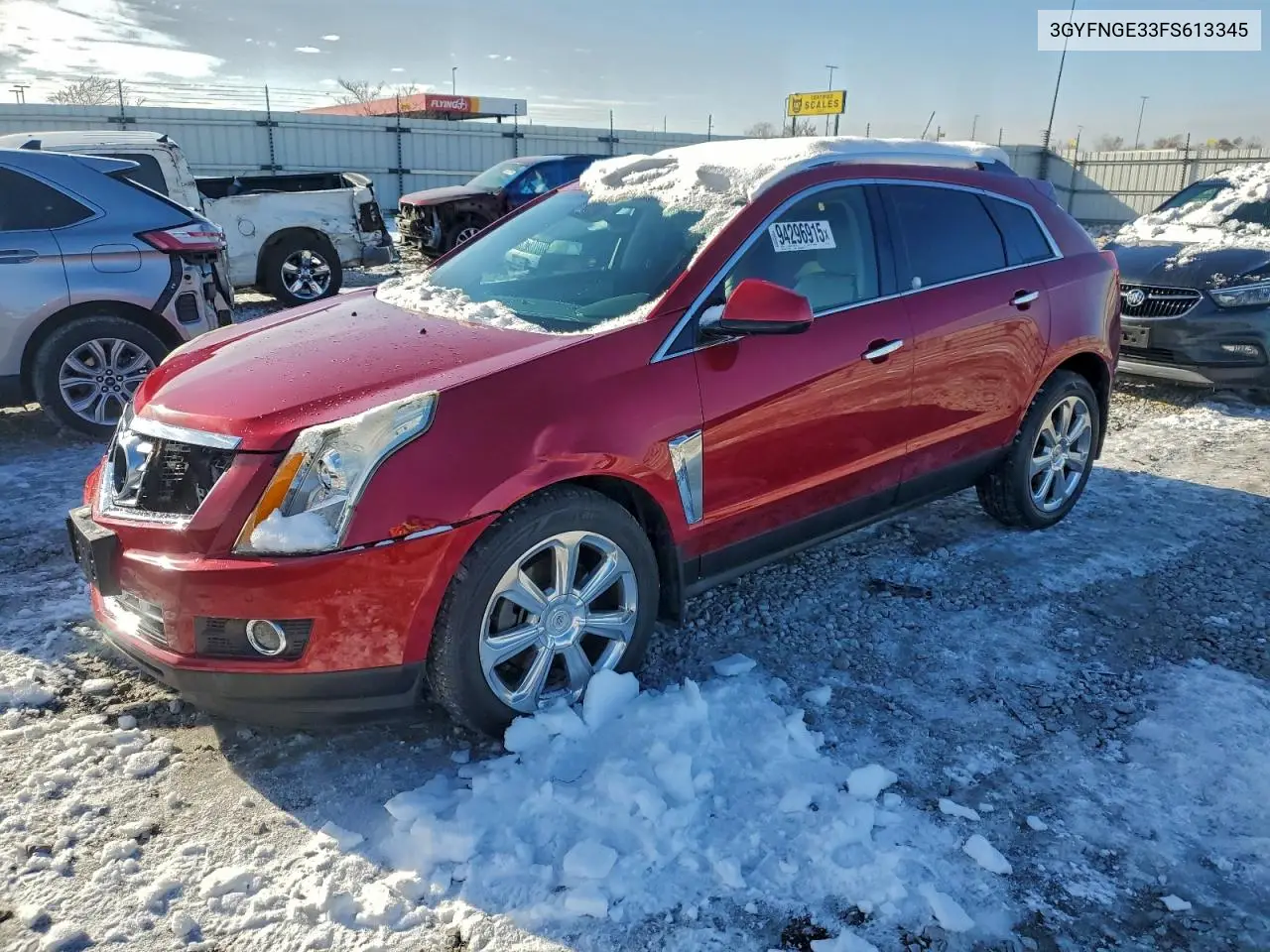 3GYFNGE33FS613345 2015 Cadillac Srx Premium Collection