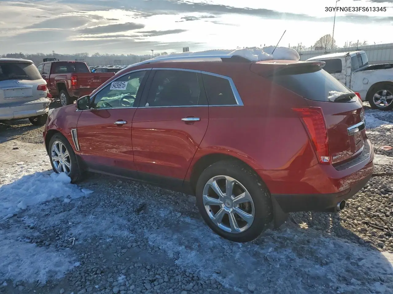 3GYFNGE33FS613345 2015 Cadillac Srx Premium Collection