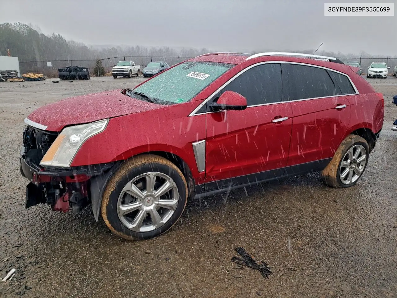 3GYFNDE39FS550699 2015 Cadillac Srx Premium Collection