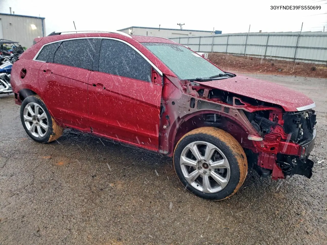 3GYFNDE39FS550699 2015 Cadillac Srx Premium Collection