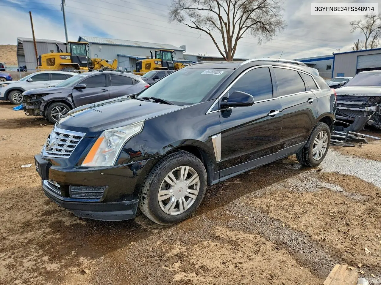 3GYFNBE34FS548914 2015 Cadillac Srx Luxury Collection