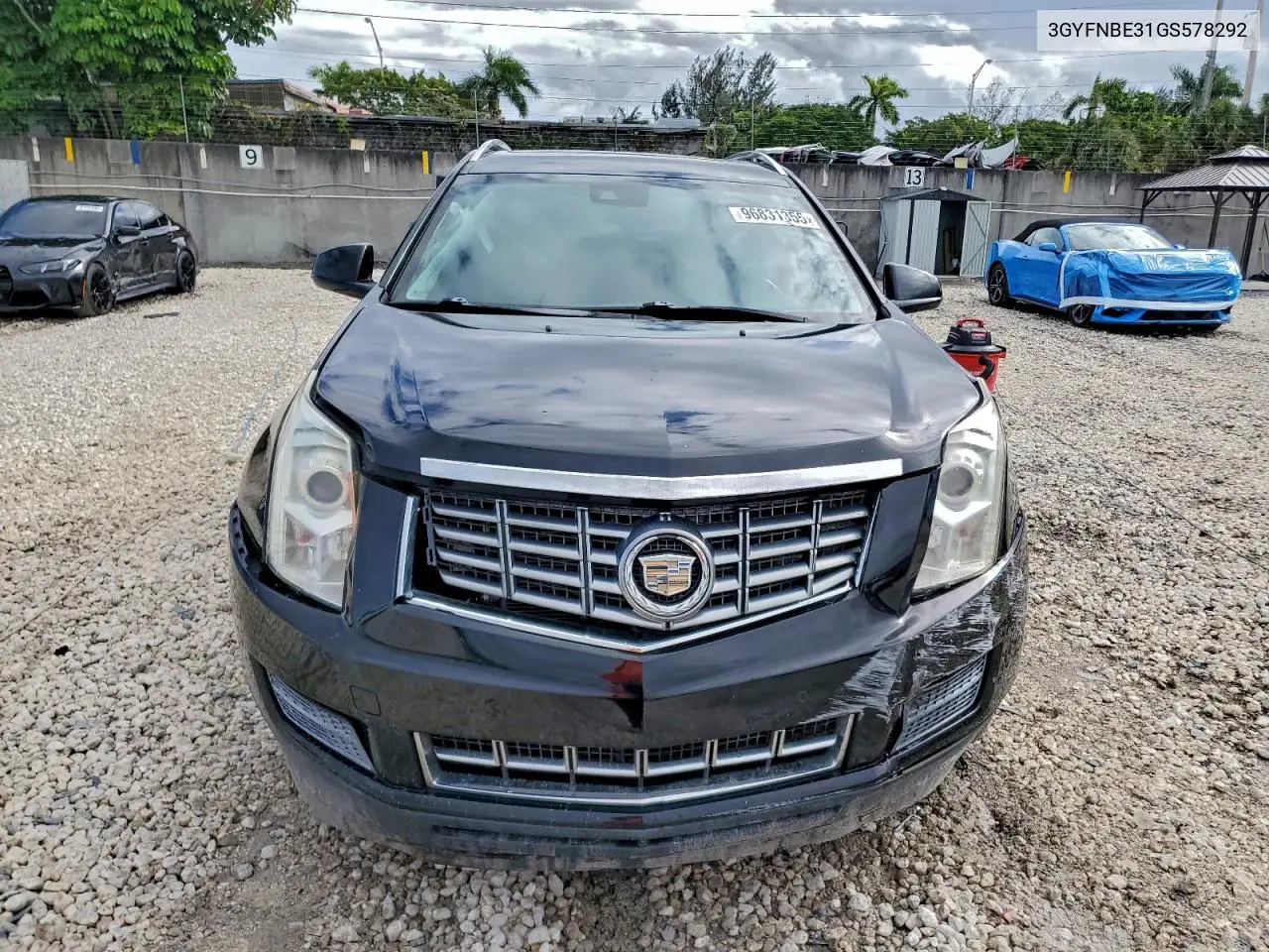 3GYFNBE31GS578292 2016 Cadillac Srx Luxury Collection