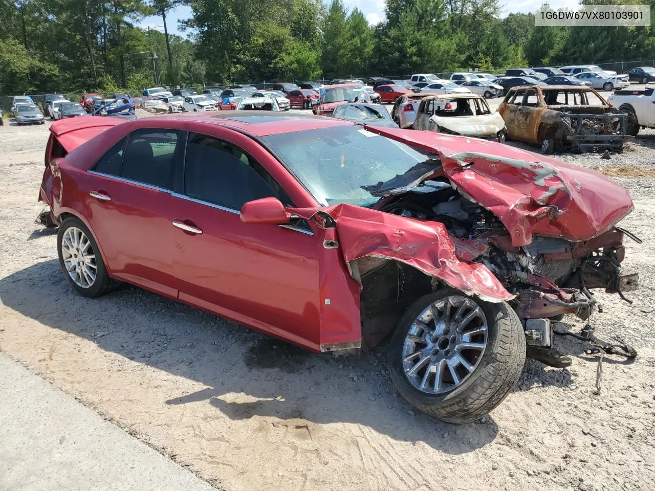 2008 Cadillac Sts VIN: 1G6DW67VX80103901 Lot: 69032194