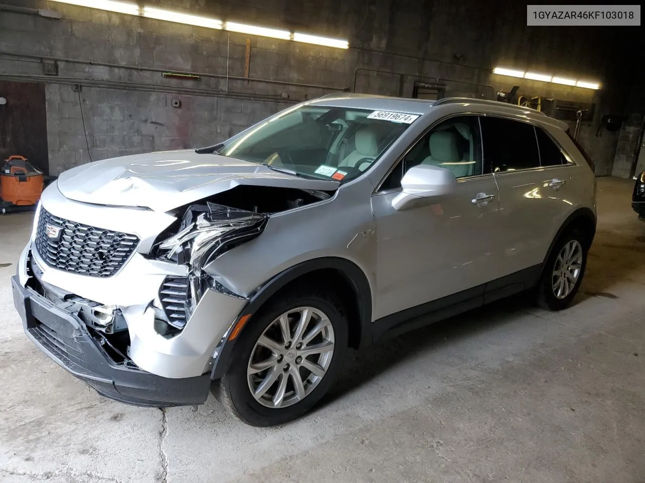 1GYAZAR46KF103018 2019 Cadillac Xt4 Luxury