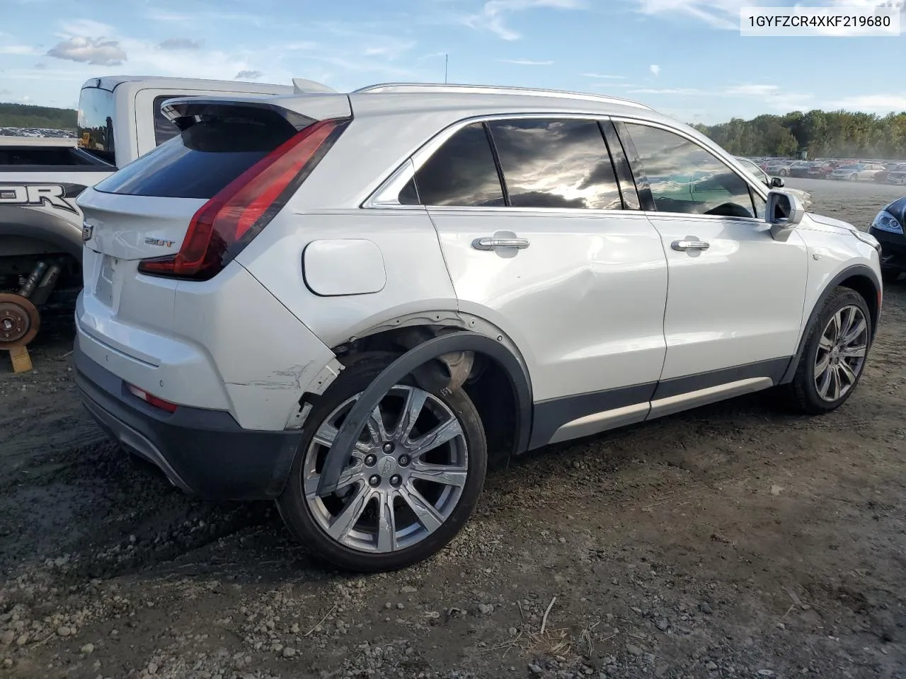 2019 Cadillac Xt4 Premium Luxury VIN: 1GYFZCR4XKF219680 Lot: 72558654