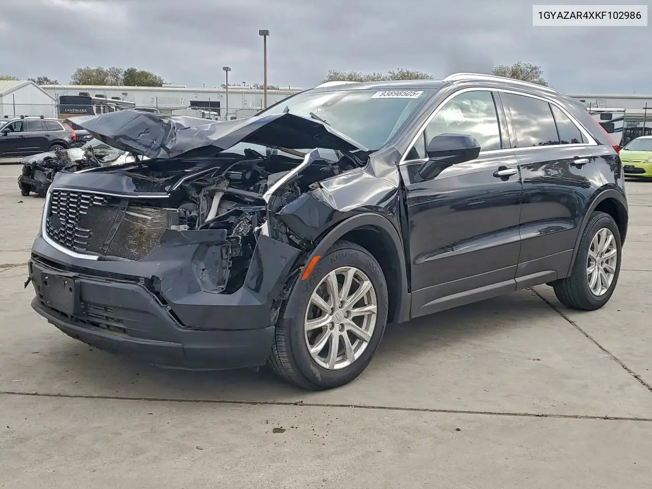 1GYAZAR4XKF102986 2019 Cadillac Xt4 Luxury