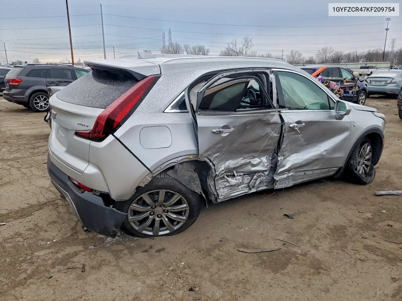 1GYFZCR47KF209754 2019 Cadillac Xt4 Premium Luxury