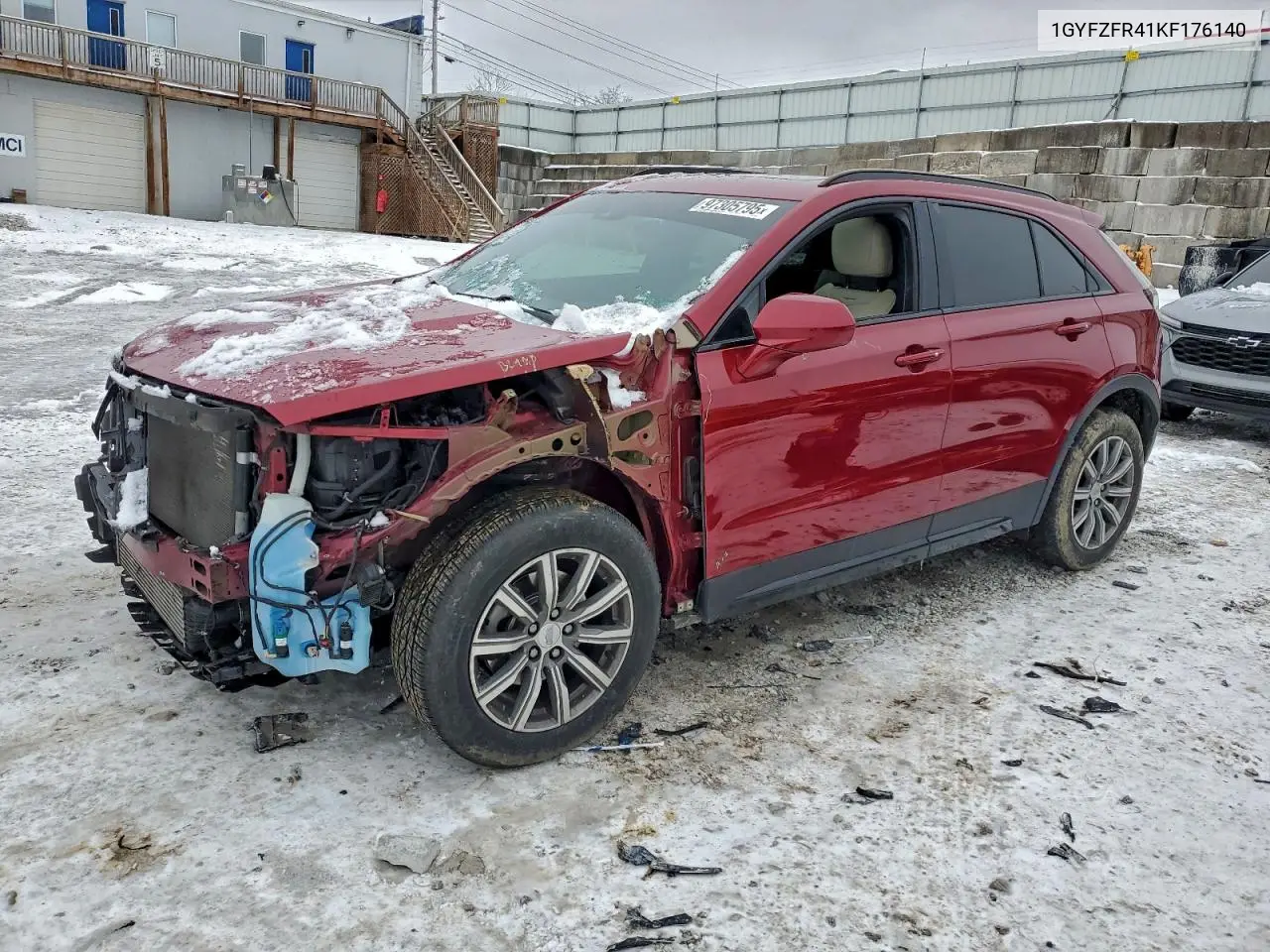 1GYFZFR41KF176140 2019 Cadillac Xt4 Sport
