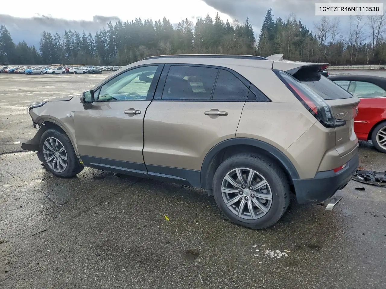 1GYFZFR46NF113538 2022 Cadillac Xt4 Sport