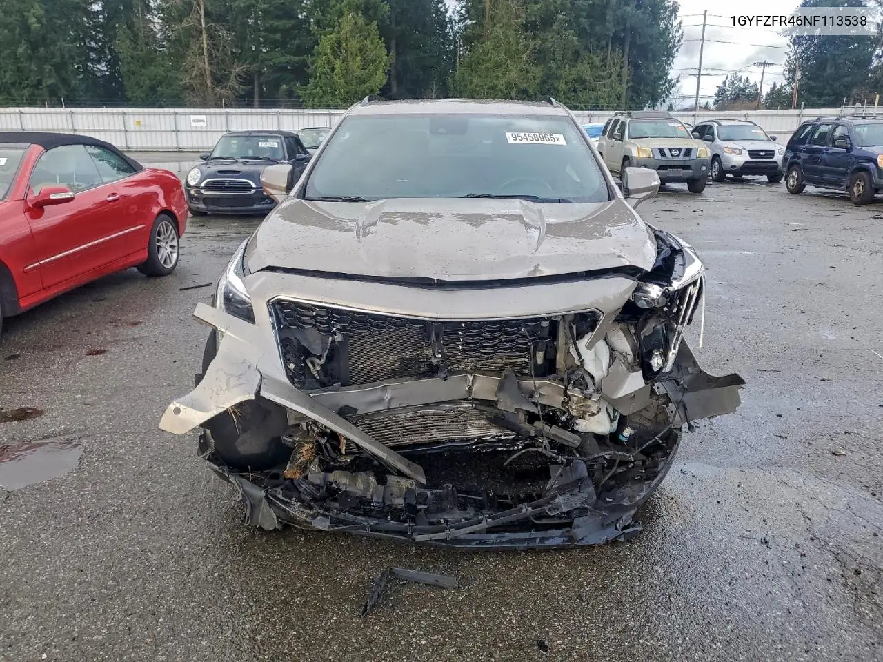 1GYFZFR46NF113538 2022 Cadillac Xt4 Sport