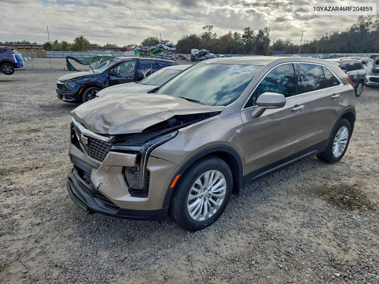 1GYAZAR46RF204859 2024 Cadillac Xt4 Luxury