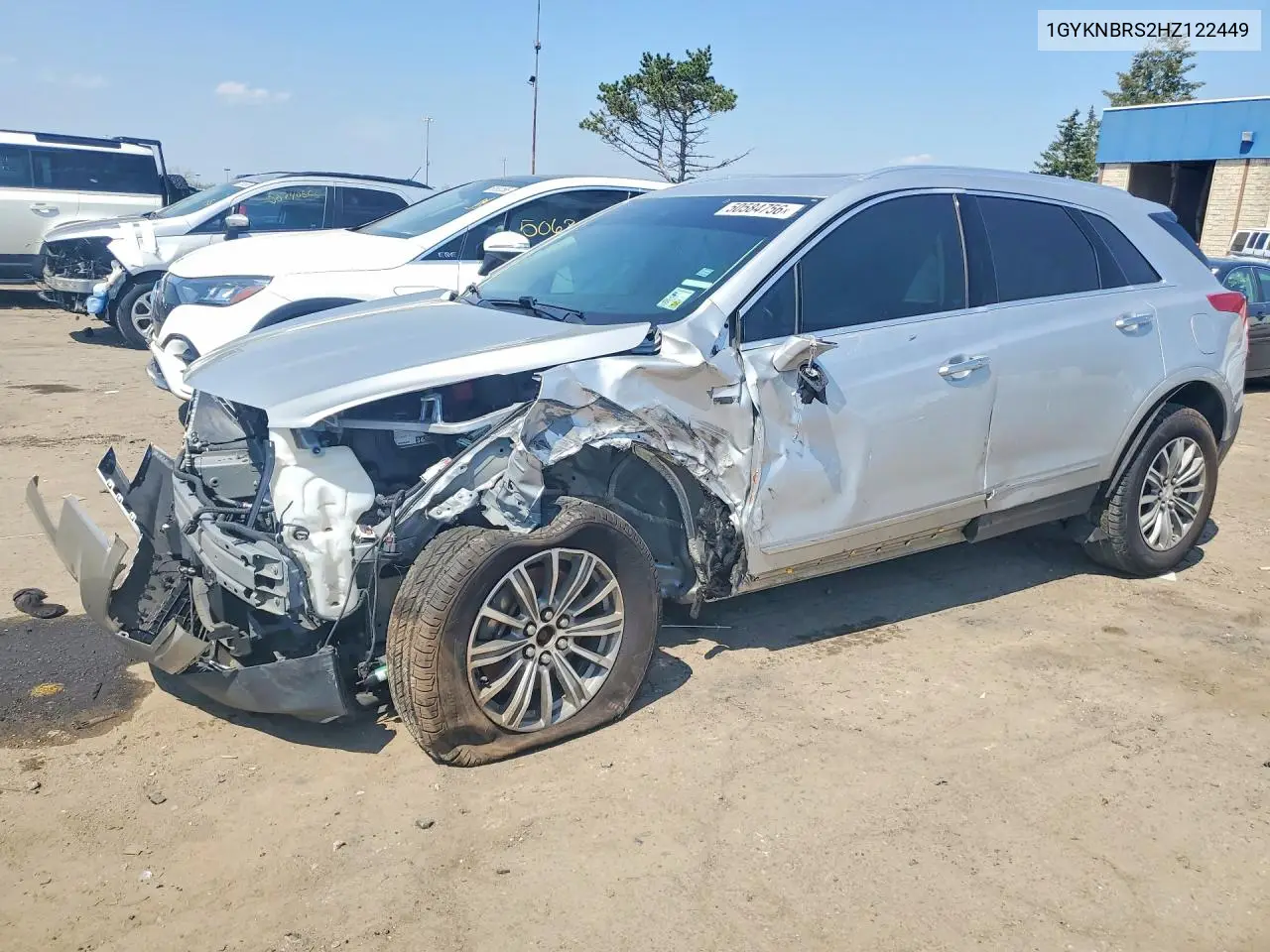 1GYKNBRS2HZ122449 2017 Cadillac Xt5 Luxury