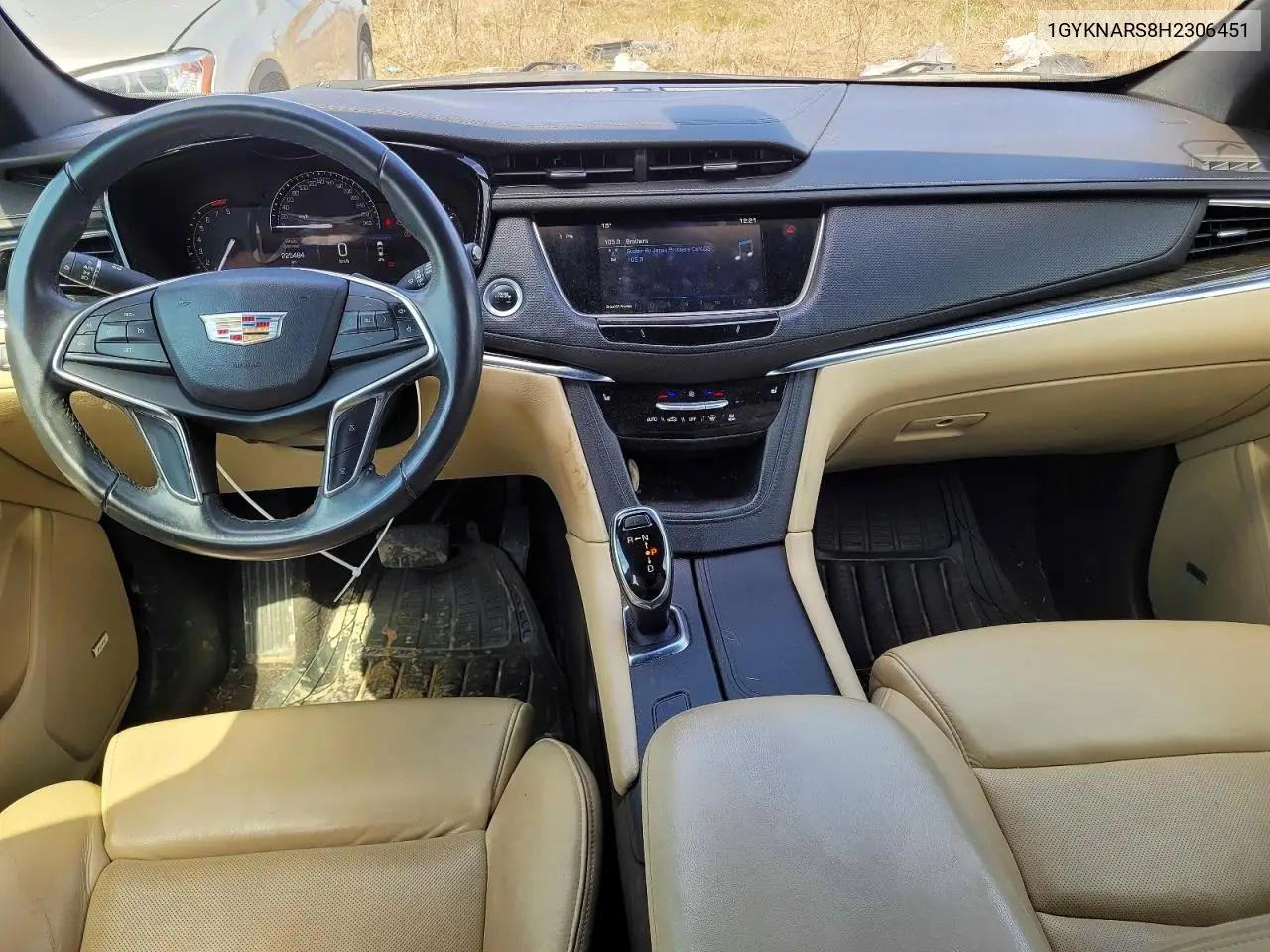 1GYKNARS8HZ306451 2017 Cadillac Xt5 Base