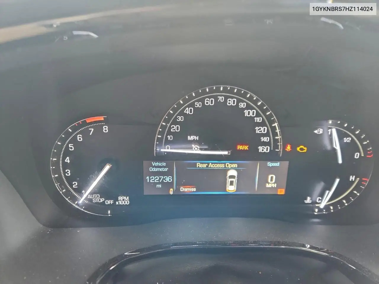 1GYKNBRS7HZ114024 2017 Cadillac Xt5 Luxury