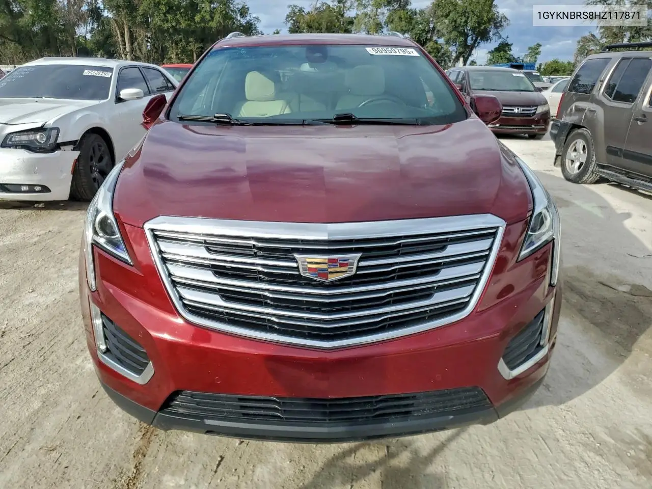 1GYKNBRS8HZ117871 2017 Cadillac Xt5 Luxury