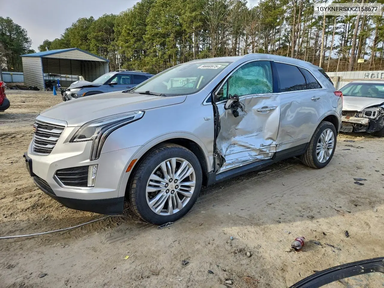 1GYKNFRSXKZ158677 2019 Cadillac Xt5 Premium Luxury
