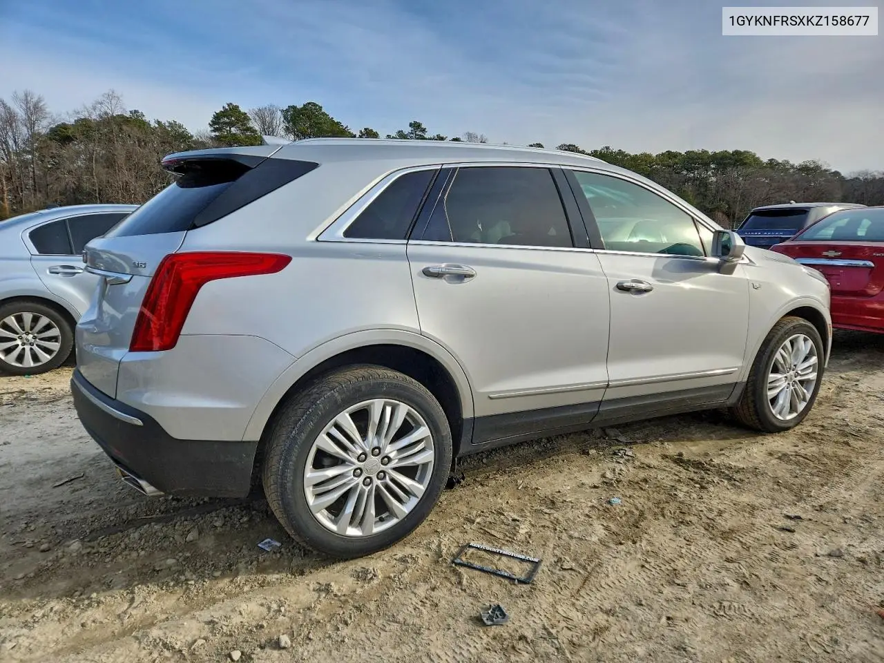 1GYKNFRSXKZ158677 2019 Cadillac Xt5 Premium Luxury