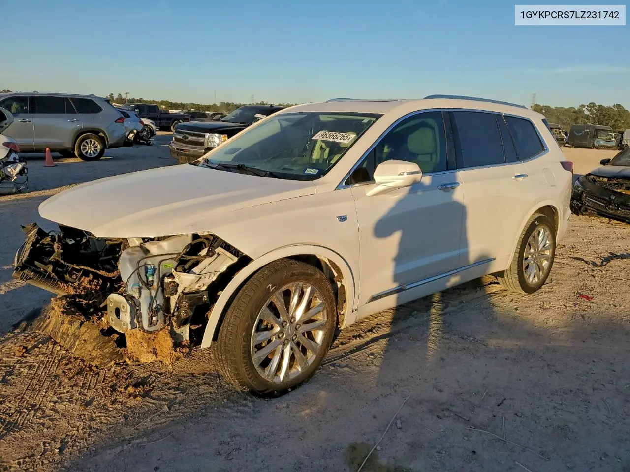 1GYKPCRS7LZ231742 2020 Cadillac Xt6 Premium Luxury