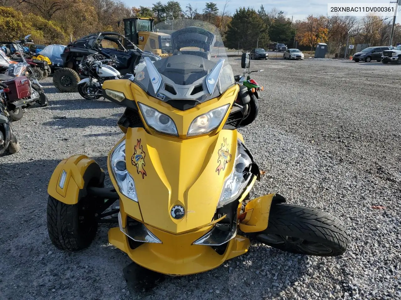 2BXNBAC11DV000361 2013 Can-Am Spyder Roadster Rt