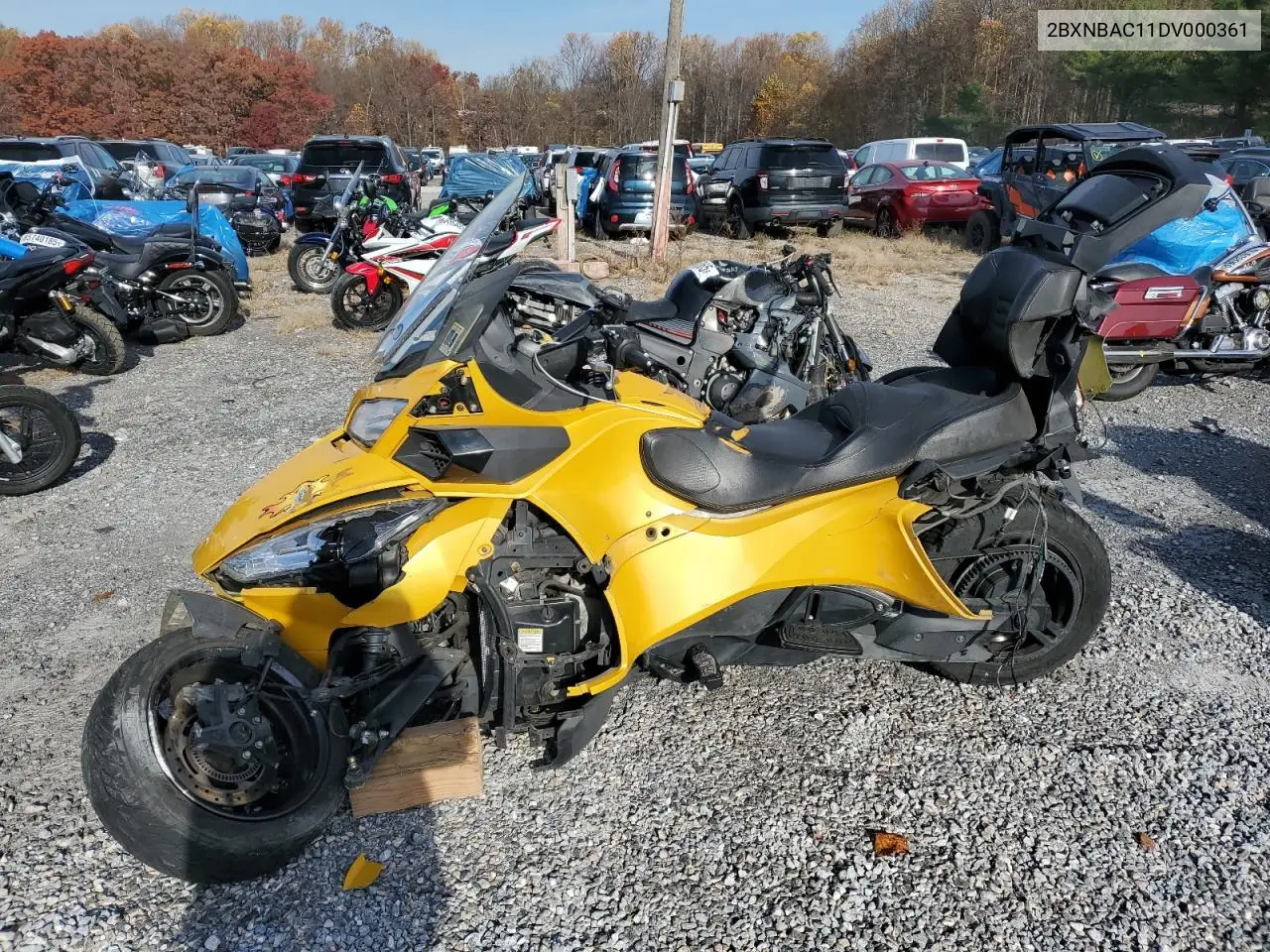2BXNBAC11DV000361 2013 Can-Am Spyder Roadster Rt