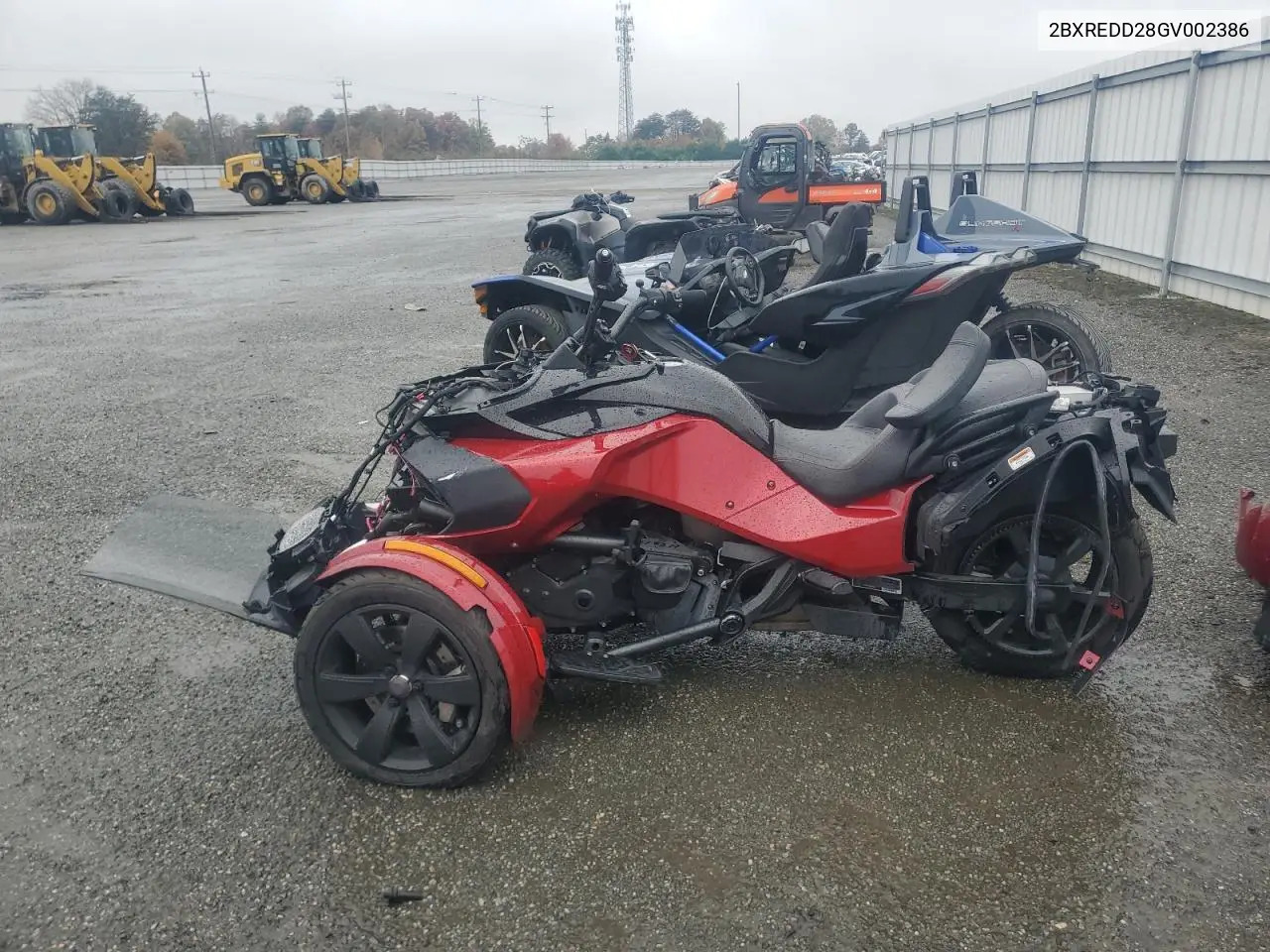 2BXREDD28GV002386 2016 Other Motorcycle Can-Am Spyder F3
