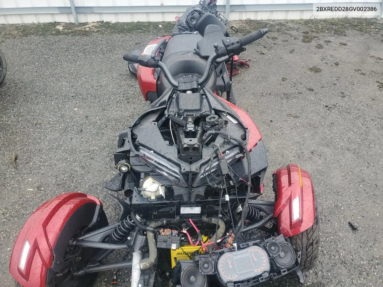 2BXREDD28GV002386 2016 Other Motorcycle Can-Am Spyder F3