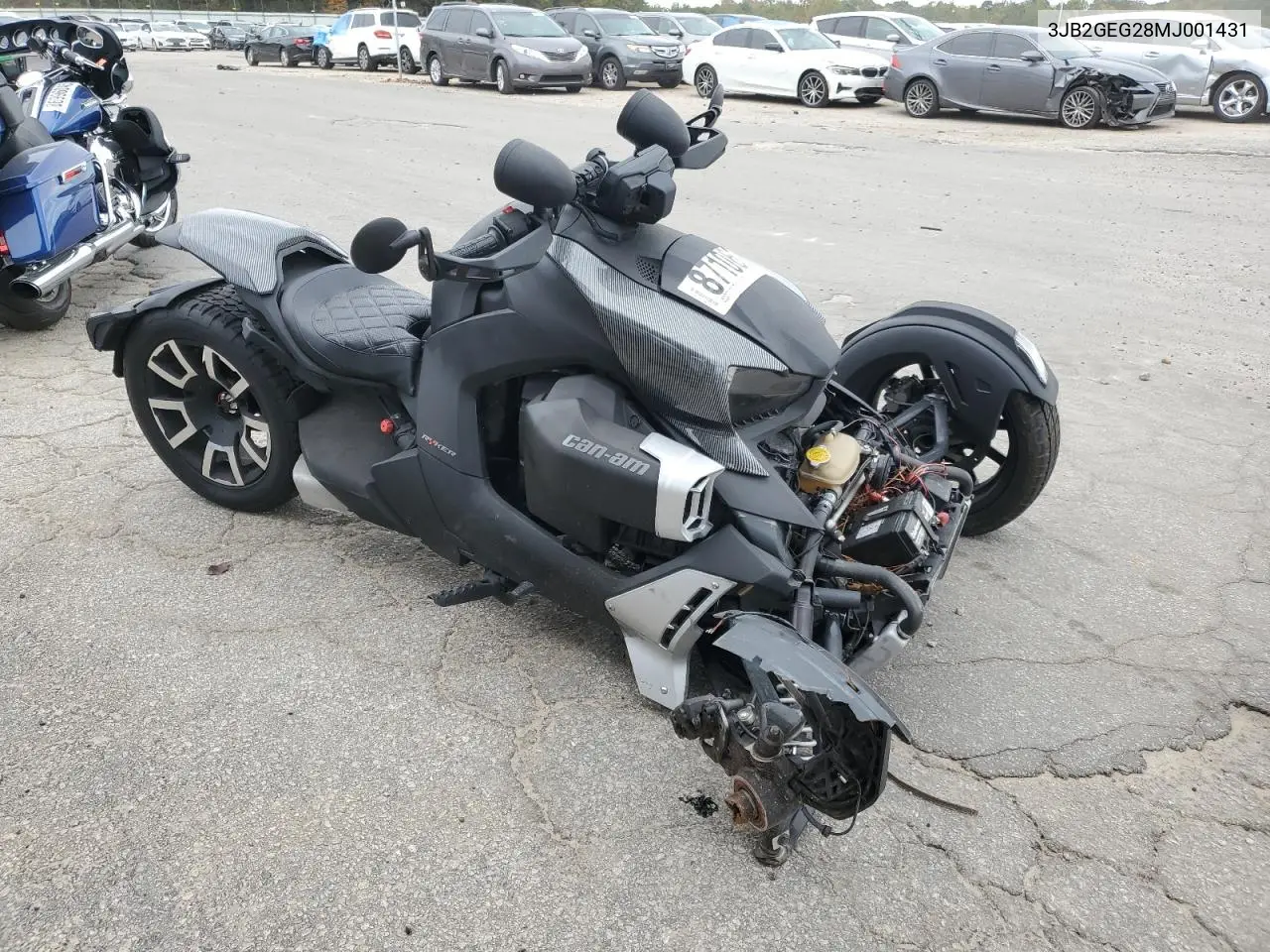 3JB2GEG28MJ001431 2021 Can-Am Ryker Rally Edition