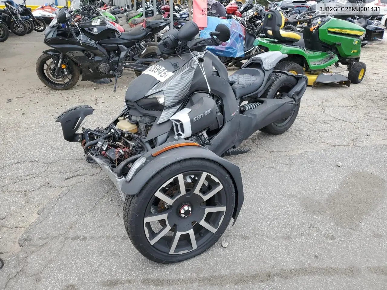 3JB2GEG28MJ001431 2021 Can-Am Ryker Rally Edition
