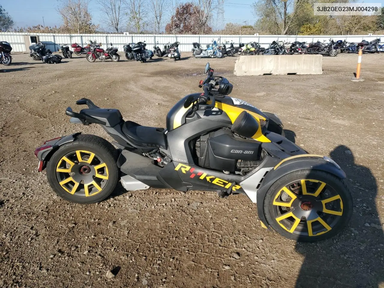 3JB2GEG23MJ004298 2021 Can-Am Ryker Rally Edition