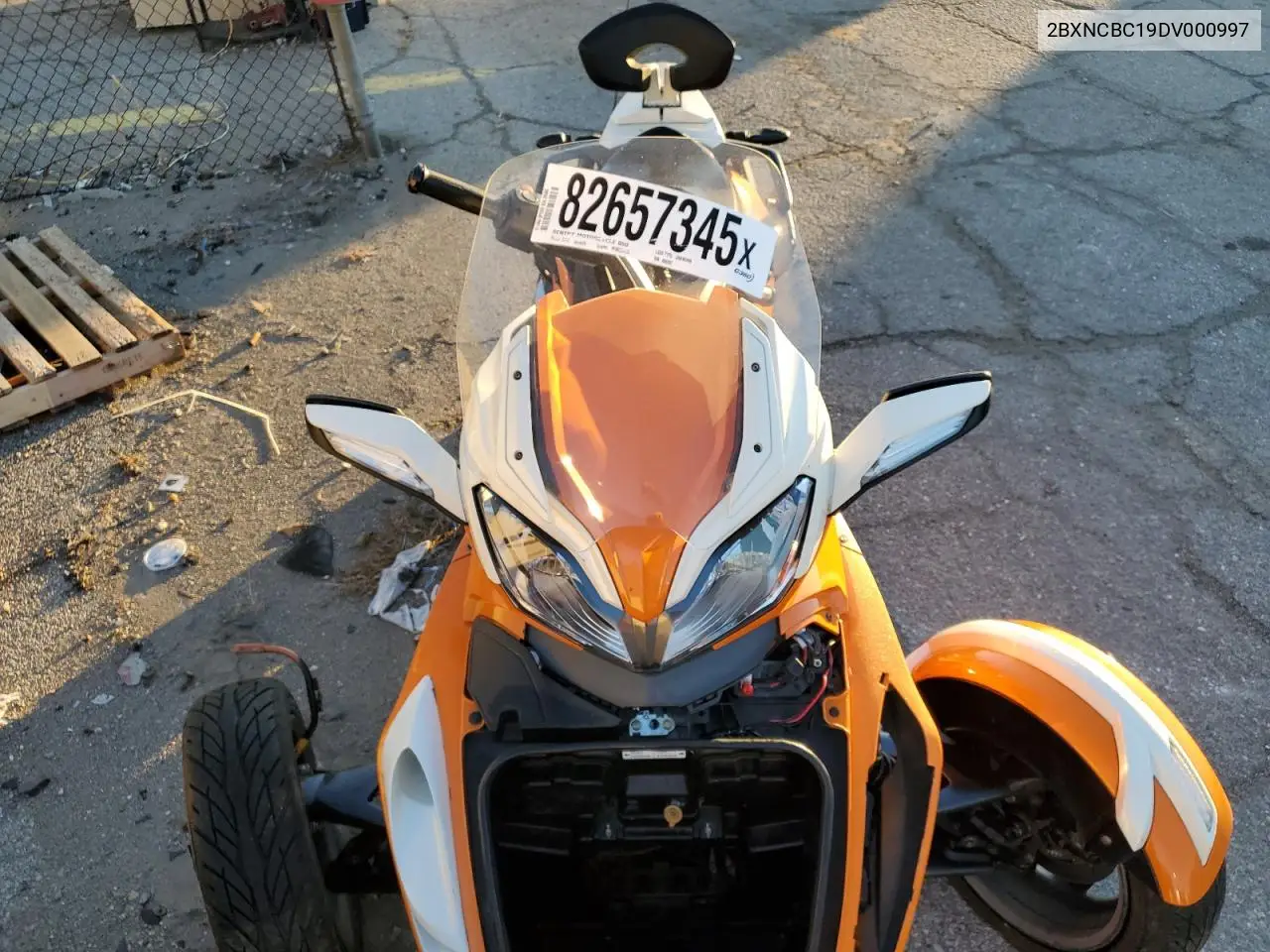2BXNCBC19DV000997 2013 Can-Am Spyder Roadster St