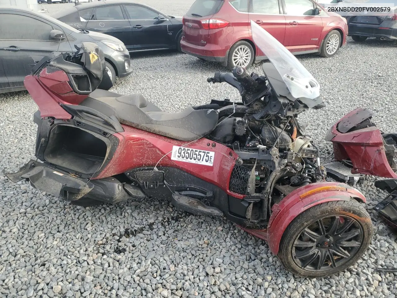 2BXNBDD20FV002579 2015 Can-Am Spyder Roadster Rt