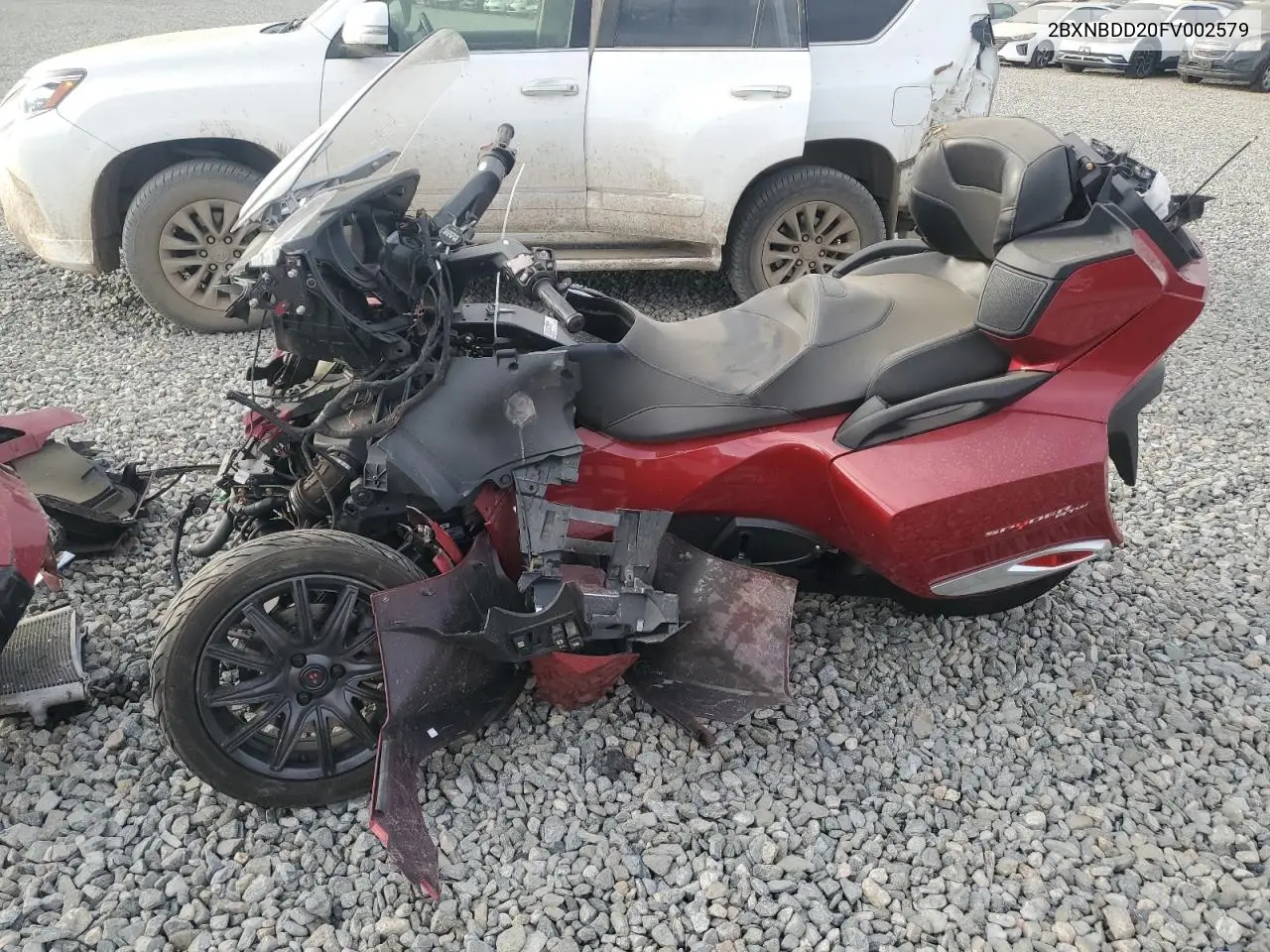 2BXNBDD20FV002579 2015 Can-Am Spyder Roadster Rt