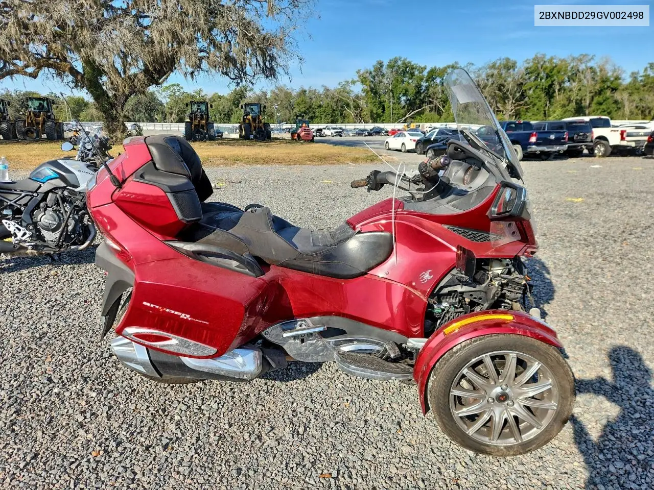 2BXNBDD29GV002498 2016 Can-Am Spyder Roadster Rt